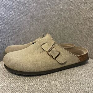 HAUTE HIPPIE- Aria clogs , tan, size 9